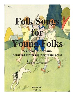 Folk Songs for Young Folks - violin and piano Cover Image
