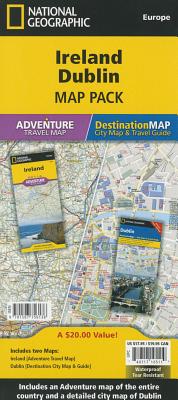 Ireland, Dublin [Map Pack Bundle] (National Geographic Adventure Map) By National Geographic Maps Cover Image
