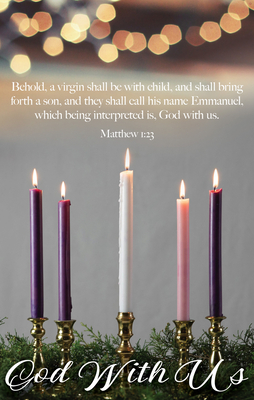 God with Us Bulletin (Pkg 100) Advent By Broadman Church Supplies Staff (Contribution by) Cover Image