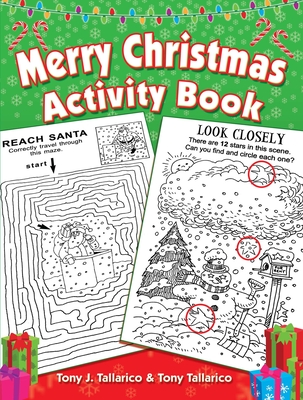 Merry Christmas Activity Book Cover Image