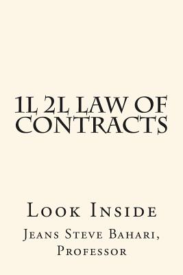 1L 2L Law of Contracts: Look Inside By Jeans Steve Bahari Professor Cover Image
