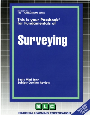 SURVEYING: Passbooks Study Guide (Fundamental Series) By National Learning Corporation Cover Image