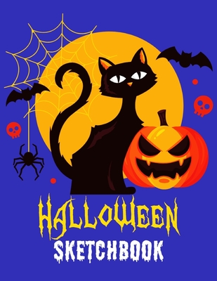 Sketch Book: Halloween Themed Personalized Artist Sketchbook For Drawing  and Creative Doodling (Paperback)