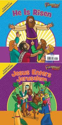 The Beginner's Bible Jesus Enters Jerusalem and He Is Risen: The Beginner's Bible Easter Flip Book Cover Image