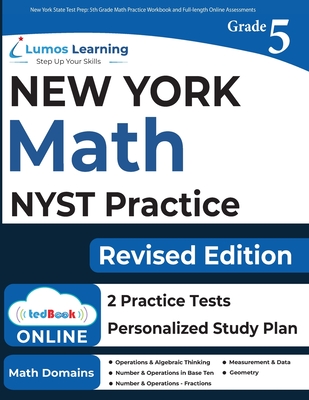 New York State Test Prep: 5th Grade Math Practice Workbook and Full-length Online Assessments: NYST Study Guide Cover Image
