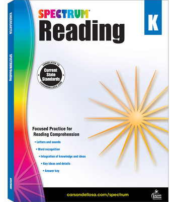 Spectrum Reading Workbook, Grade K By Spectrum (Compiled by) Cover Image