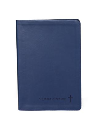 Journaling Through the Gospels and Psalms, Catholic Edition: Navy Colored Cover Cover Image