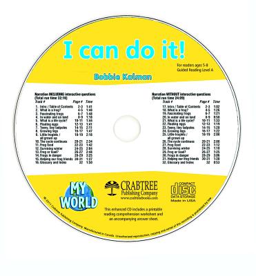 I Can Do It! - CD Only (My World) By Bobbie Kalman Cover Image