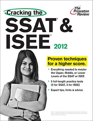Cracking the SSAT & ISEE, 2012 Edition Cover