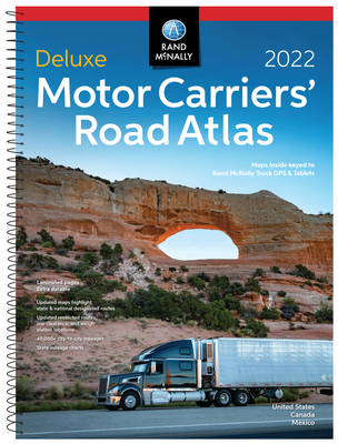 2022 Deluxe Motor Carriers' Road Atlas By Rand McNally Cover Image