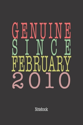 Genuine Since February 2010: Notebook Cover Image