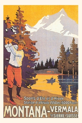 Vintage Journal Golfing in the Swiss Alps By Found Image Press (Producer) Cover Image