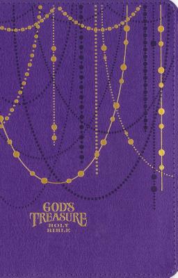 Niv, God's Treasure Holy Bible, Leathersoft, Amethyst: Golden Promises and Priceless Stories Cover Image