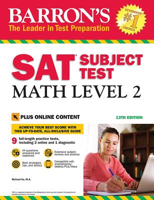 SAT Subject Test: Math Level 2 with Online Tests (Barron's Test Prep) Cover Image