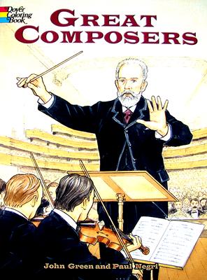 Great Composers Coloring Book (Dover History Coloring Book) Cover Image