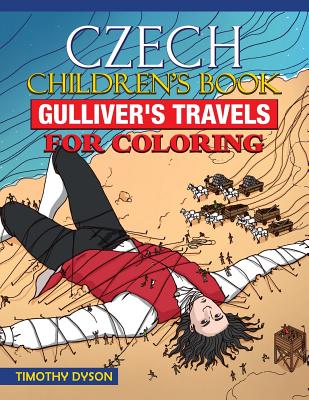 Czech Children's Book: Gulliver's Travels for Coloring By Timothy Dyson Cover Image
