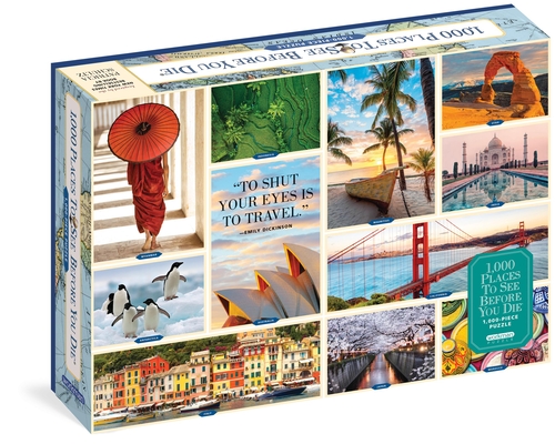1,000 Places to See Before You Die 1,000-Piece Puzzle: For Adults Travel Gift Jigsaw 26 3/8" x 18 7/8" (Workman Puzzles)