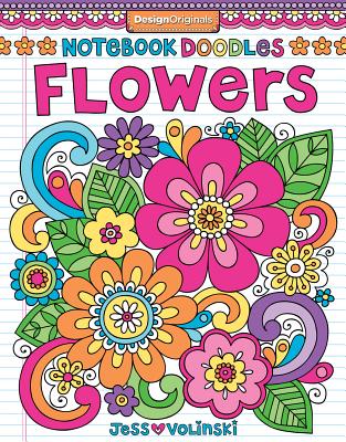 Notebook Doodles Flowers: Coloring & Activity Book Cover Image