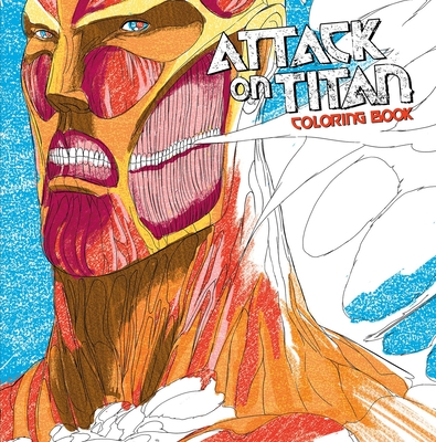 Attack on Titan Adult Coloring Book cover image