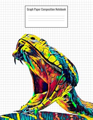 Graph Paper Composition Notebook: Quad Ruled 5 Squares Per Inch, 110 Pages, Colorful Snake Cover, 8.5 X 11 Inches / 21.59 X 27.94 CM