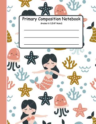 Primary Composition Notebook: Primary Composition Notebook K-2. Picture Space And Dashed Midline, Primary Composition Notebook, Composition Notebook By Jennifer W. Rudolph Cover Image