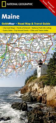 Maine Map (National Geographic Guide Map)