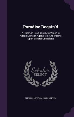 Cover for Paradise Regain'd