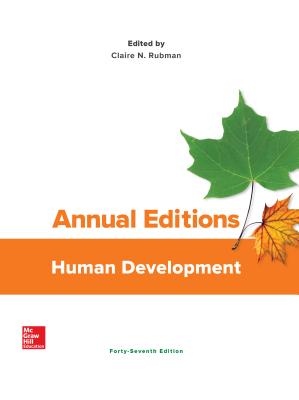 Annual Editions: Human Development By Claire Rubman Cover Image