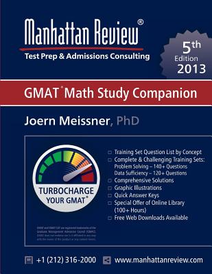 Manhattan Review GMAT Math Study Companion [5th Edition] By Joern Meissner, Manhattan Review Cover Image