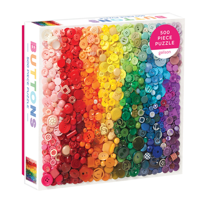 Rainbow Buttons 500 PC Puzzle Cover Image
