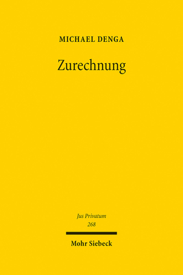 Zurechnung: Vom Trennungsprinzip Zum Mehrebenensystem By Michael Denga Cover Image
