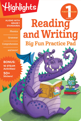 First Grade Reading and Writing Big Fun Practice Pad (Highlights Big Fun Practice Pads) By Highlights Learning (Created by) Cover Image