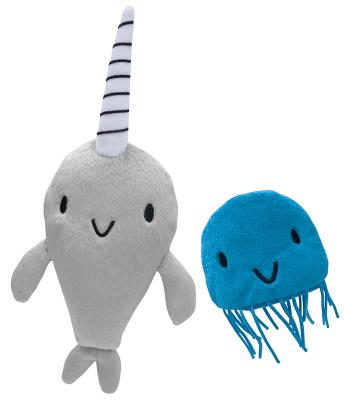 Narwhal and Jelly Finger Puppet Pair By Ben Clanton Cover Image