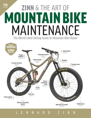 Zinn and the Art of Mountain Bike Maintenance, 7th Edition: The World's Best-Selling Guide to Mountain Bike Repair By Lennard Zinn Cover Image