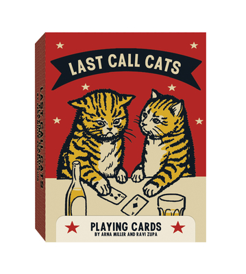 Last Call Cats Playing Cards Cover Image