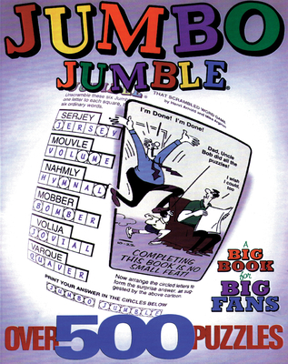 Jumbo Jumble®: A Big Book for Big Fans (Jumbles®) Cover Image