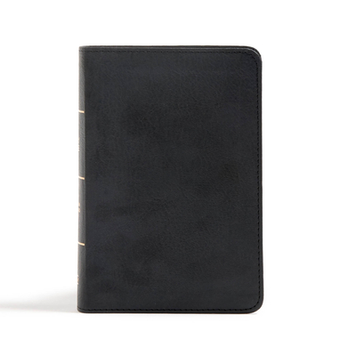 CSB Large Print Compact Reference Bible, Black LeatherTouch By CSB Bibles by Holman Cover Image