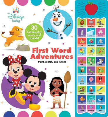 Disney Baby: First Word Adventures Sound Book [With Battery