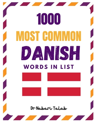 1000 Most Common Danish Words in List By Nabari Talab Cover Image