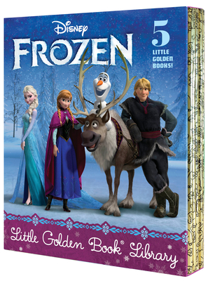 Frozen Little Golden Book Library (Disney Frozen): Frozen; A New Reindeer Friend; Olaf's Perfect Day; The Best Birthday Ever; Olaf Waits for Spring Cover Image