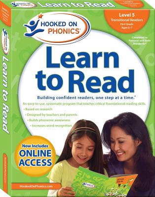 Hooked on Phonics Learn to Read - Level 5: Transitional Readers (First Grade | Ages 6-7) By Hooked on Phonics (Producer) Cover Image