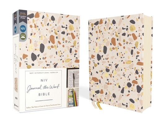 Niv, Journal the Word Bible (Perfect for Note-Taking), Cloth Over Board, Cream, Red Letter, Comfort Print: Reflect, Take Notes, or Create Art Next to (NIV Journal the Word Bible)