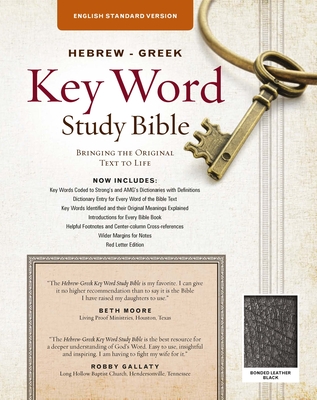 The Hebrew-Greek Key Word Study Bible: ESV Edition, Black Bonded Leather By Spiros Zodhiates (Editor), Warren Patrick Baker Cover Image