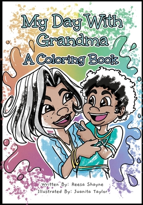 My Day With Grandma: A Coloring Book Cover Image