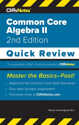 CliffsNotes Common Core Algebra II: Quick Review Cover Image