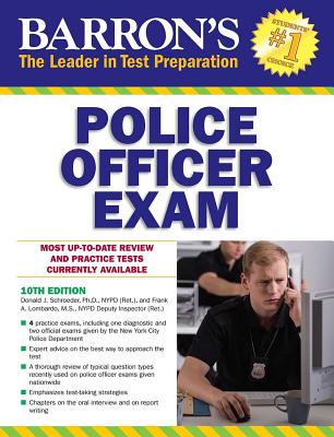 Police Officer Exam (Barron's Test Prep) Cover Image