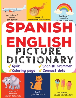 Spanish English Picture Dictionary Cover Image