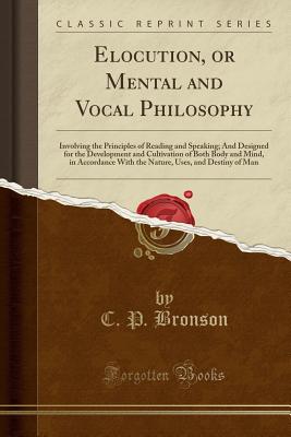 Cover for Elocution, or Mental and Vocal Philosophy
