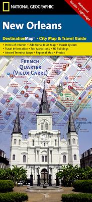 New Orleans Map (National Geographic Destination City Map)