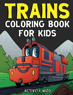 coloring pages trains for kids